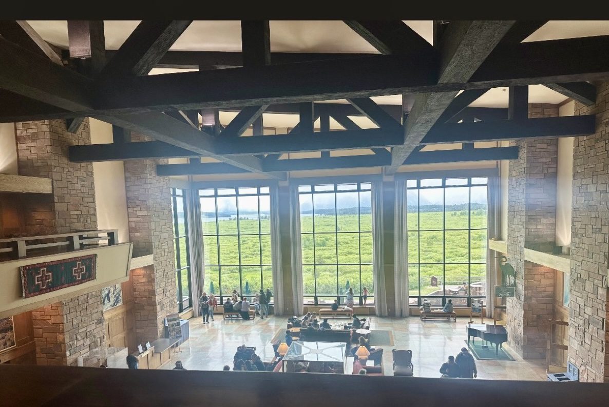 Jackson Lake Lodge interior, Grand Teton National Park, Wyoming