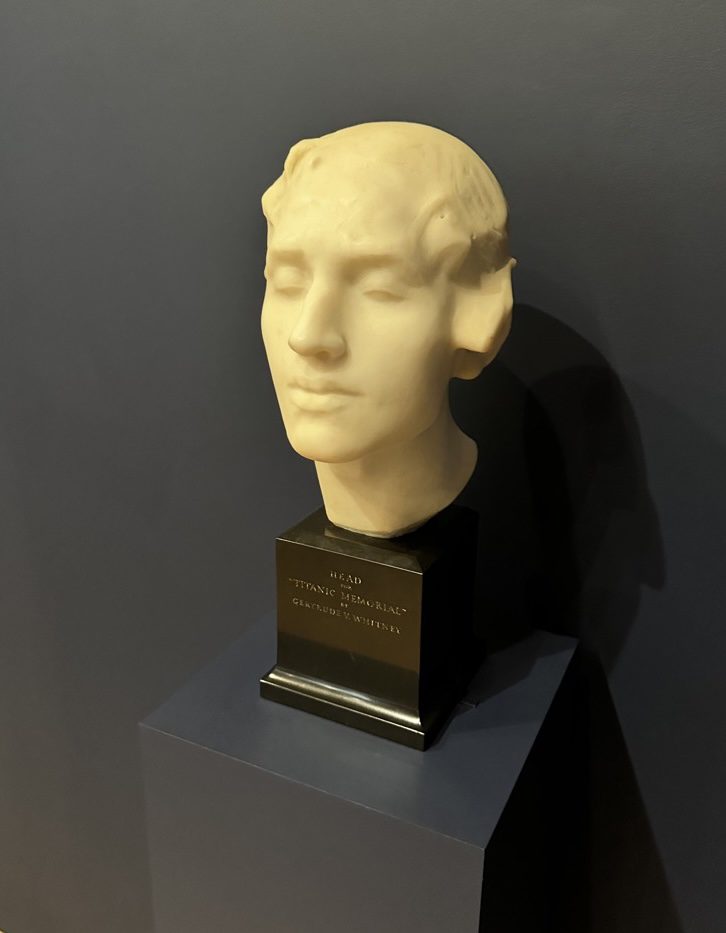 Gertrude Vanderbilt Whitney, Head for Titanic Memorial, 1922 — marble sculpture, Whitney Museum