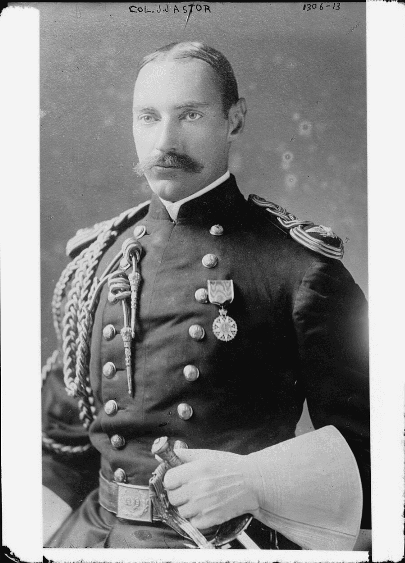 Colonel John Jacob Astor IV, circa 1898