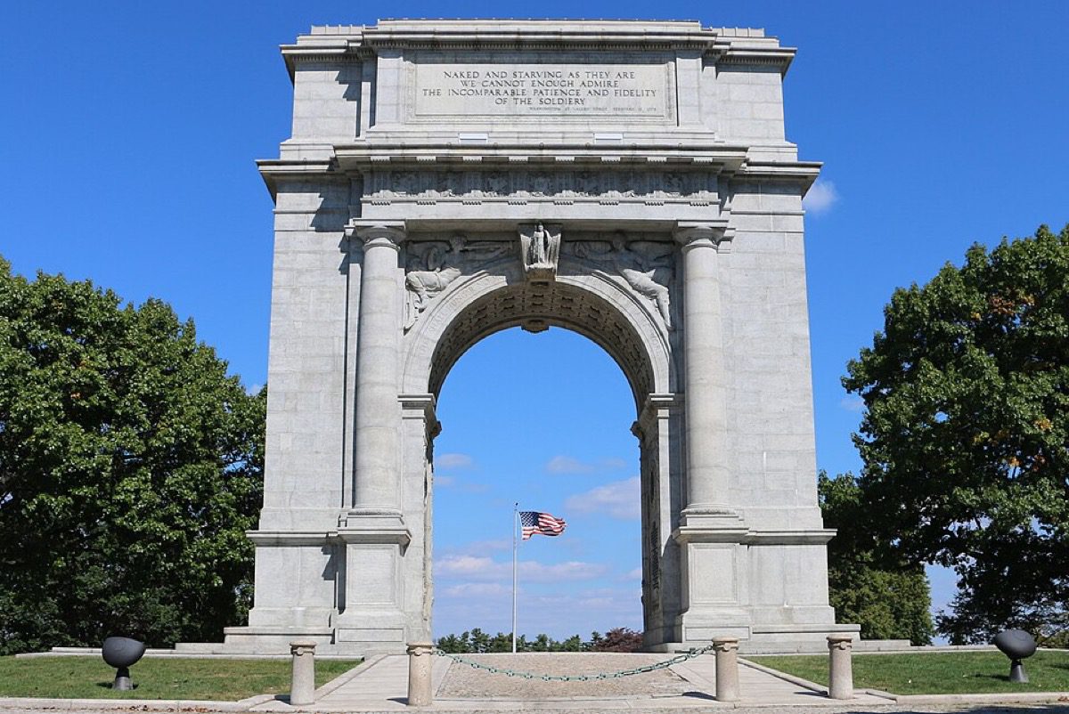 National Memorial Arch at Valley Forge National Historical Park, Pennsylvania